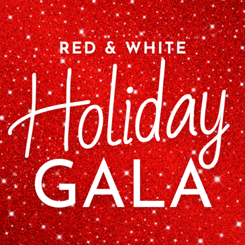 red and white holiday gala