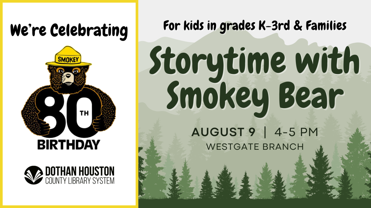 Smokey Bear graphic 80 birthday