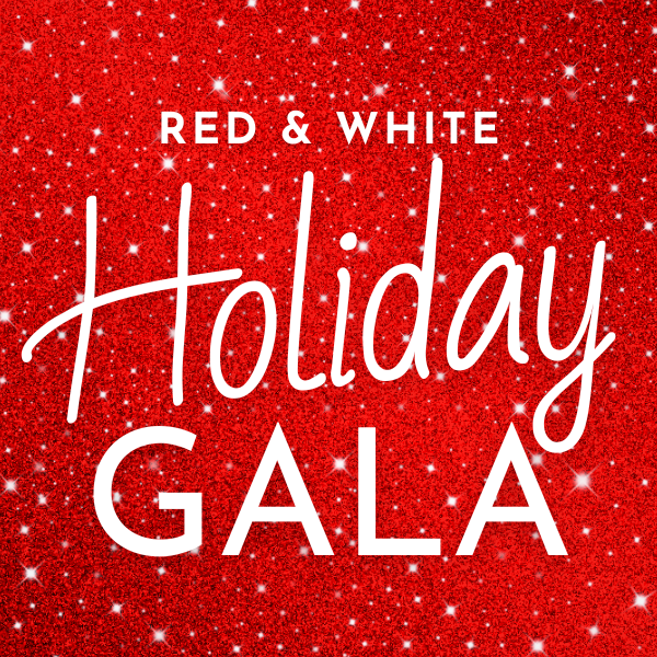 red and white holiday gala